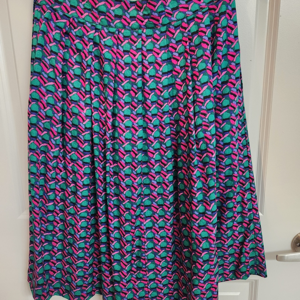 Vintage Prophecy Vibrant Patterned Skirt